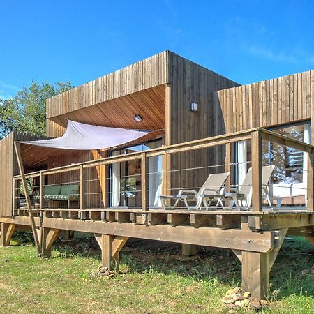 Lodge Grand Air Avec Jacuzzi Journiac Exterior foto